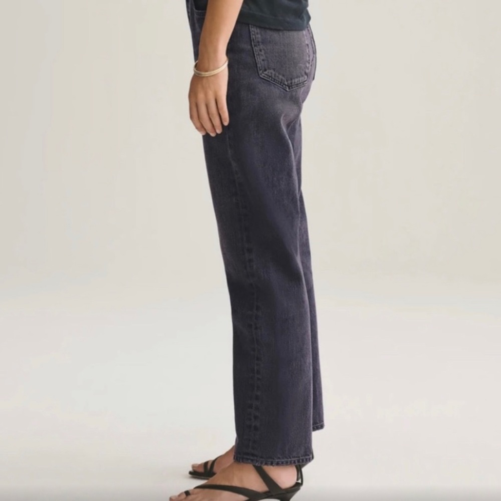 Agolde 90s Midrise Loose Jean Photogram — Size 22